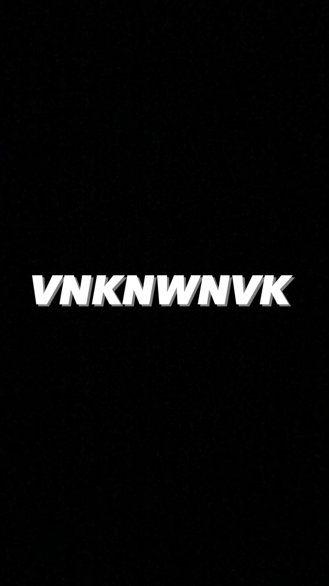 Profile photo for @vnknwnvk