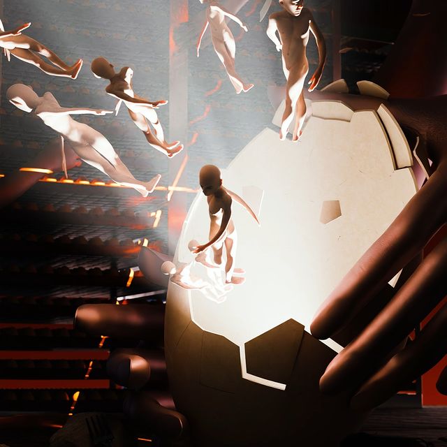 Instagram post: Birthgiving. Music: PCxTC - Plateau PCxTC - Explanation . . . . . . . . . #cyclesrender #motiondesign #digitalart #blenderart #dailyrende...