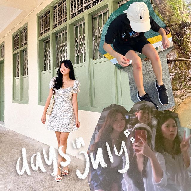 Instagram post: july entry ✧*• 一 bruised knees, mirror selfies nights we spent gaining calories deserted theme parks, wobbly rental cars I remember it al...
