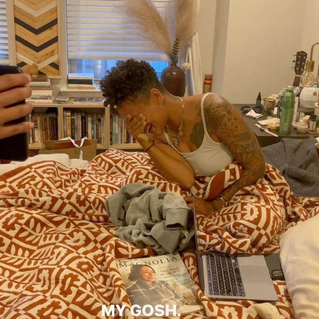 Instagram post: Wow. I never thought I’d see the day… Been writing books for TEN years. And this finally happened for me. What a milestone in my career. ...