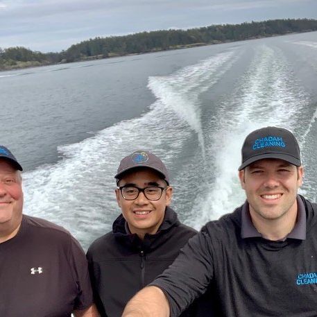 Instagram post: Job perks - great few days working with the guys on a private island