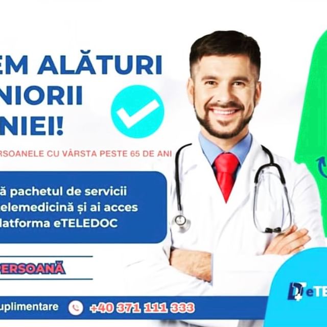 Instagram post: Ne dorim ca toți seniorii României să se bucure de o viață activă și sănătoasă. De aceea, am creat abonamentul “Seniori Fără Griji”, astf...