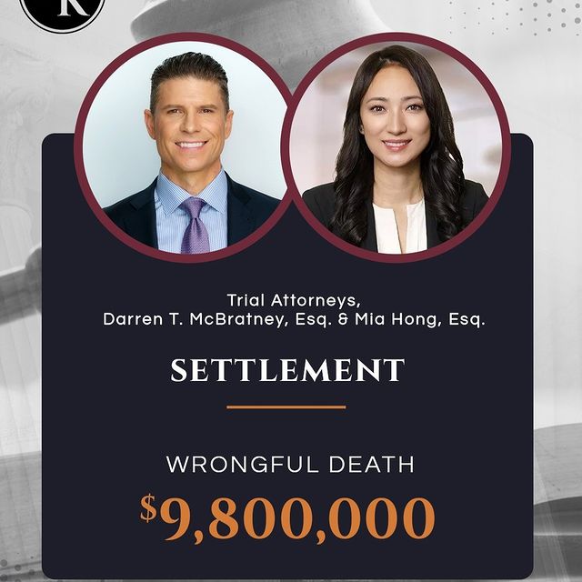 Instagram post: 💔 No amount of money can bring back a loved one, but justice has been served with this incredible settlement of $9.8 million! 🏛️ Thank ...