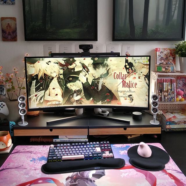 Instagram post: Collar x Malice 💯% done! After 70+ hours I have finally finished everything I could. I loved the story and there was no LI I would disli...