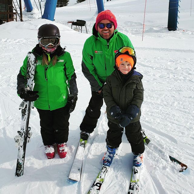 Instagram post: I love teaching future rippers and love working at the beav! I don’t think I could work a “real” job now even if i wanted to! #skithebeav...