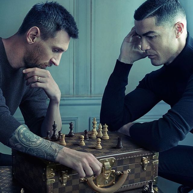 Instagram post: ⚽️🗣HIDDEN Detail in 🇵🇹Cristiano Ronaldo & 🇦🇷Messi Ad‼️⁣⁣⁣⁣ ⁣⁣⁣⁣⁣ ⁣⁣⁣⁣⁣ ⚽️🗣No analysis needed. I think this was intentional for sure...