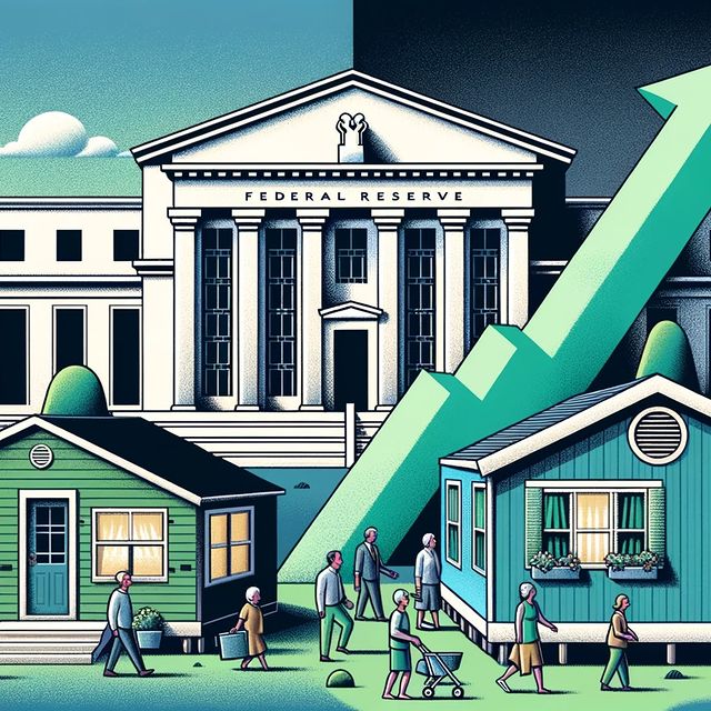 Instagram post: Explore the Fed's rate decisions' impact on MHC investments with my @CBRE colleague Myles McGinnis. Link in Bio #manufacturedhousing #mob...
