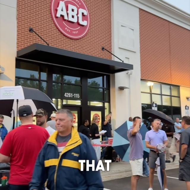 Instagram post: I just went to a bourbon raffle and it was wild! I wasn’t only expecting 30 people and there were probably 300! #bourbon #abcstore