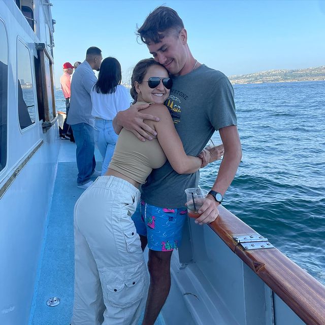 Instagram post: Love this girl, here’s to building a beautiful life together. 🍻