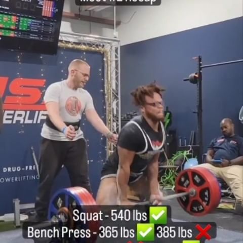 Instagram post: Meet #2 finished 👽 Lots of good lifts and good spirits! Still feeling energized and ready to reach new heights 🚀🚀🚀 let's get to work!