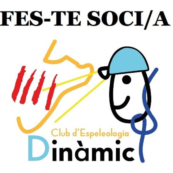 Instagram post: Si vols informació per formar part del Club d'Espeleologia Dinàmic, sols has d'enviar un correu a: espeleodinamic@gmail.com Quota de soci...