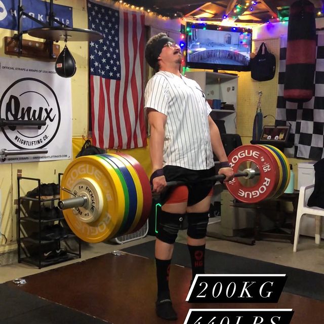 Instagram post: easiest p4p PR of my life @ RPE ~8, 6kg under my all time best ... been waiting a while to hit 200 again and now I've got my sights on 30...