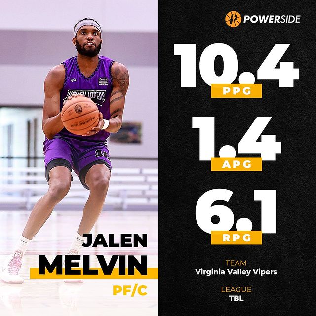 Instagram post: www.powerside.io is very proud to present, Jalen Melvin @j2jalen 🔥 . . . . . . . . #basketball #hoops #ballislife #basketballneverstops ...