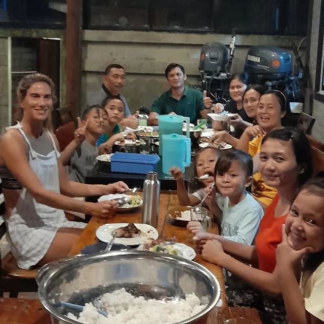 Instagram post: Farewell dinner at oseda nias surf house in sorake